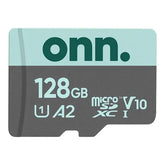 مجموعة بطاقات ذاكرة فلاش MicroSDXC فئة 10 U1 بسعة 128 جيجابايت + قارئ